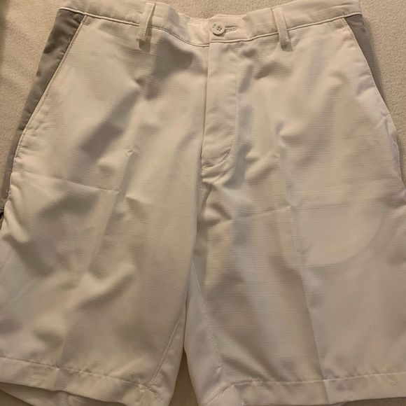4 for 25% Off - Haggar Men’s White and Gray Golf Shorts 32 - Picture 4 of 4